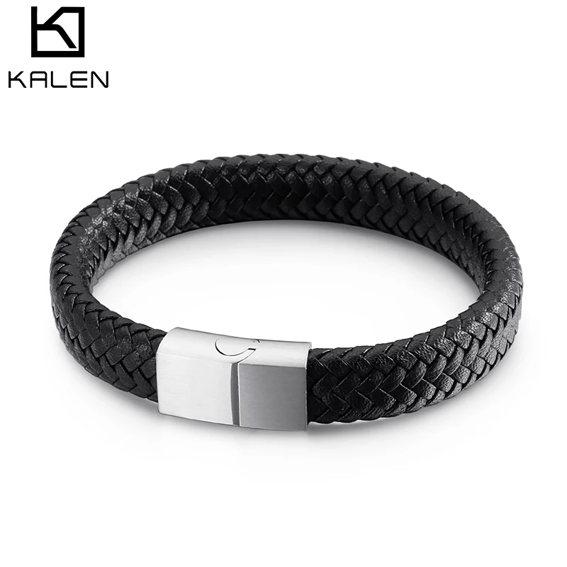 

KALEN most popular products luxury mens cowhide bracelet
