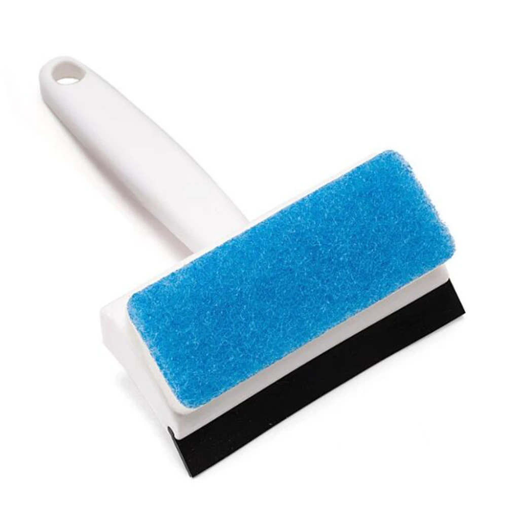 

Double-Sided Window Glass Cleaning Brush Spray Wiper Washing Scraper Handle Screen window brush House Tools Wholesale