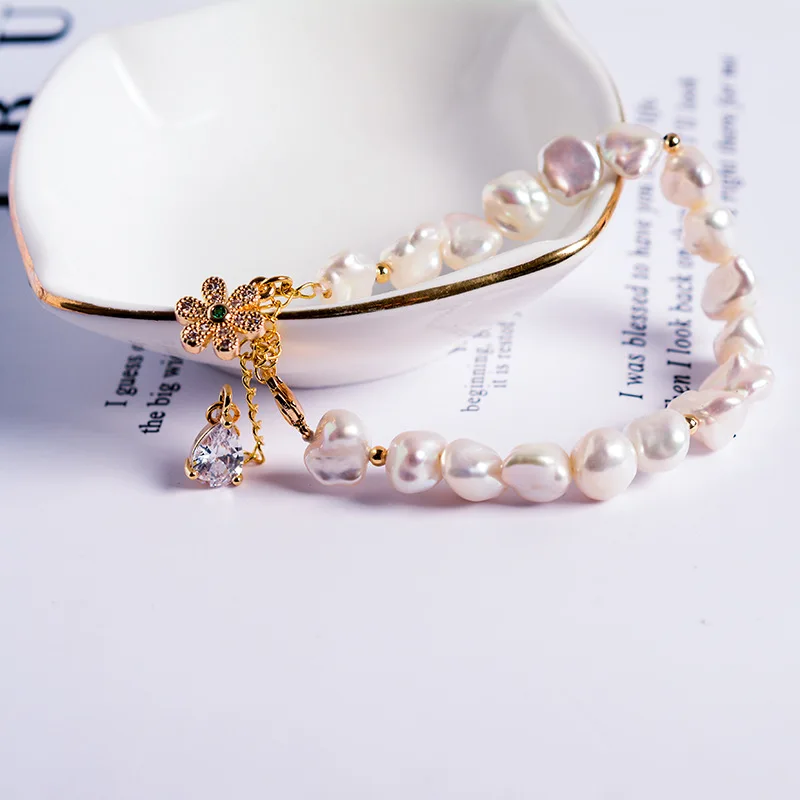 

Haiyang gelang bracelet baroque pearl bracelet adjustable bracelet women