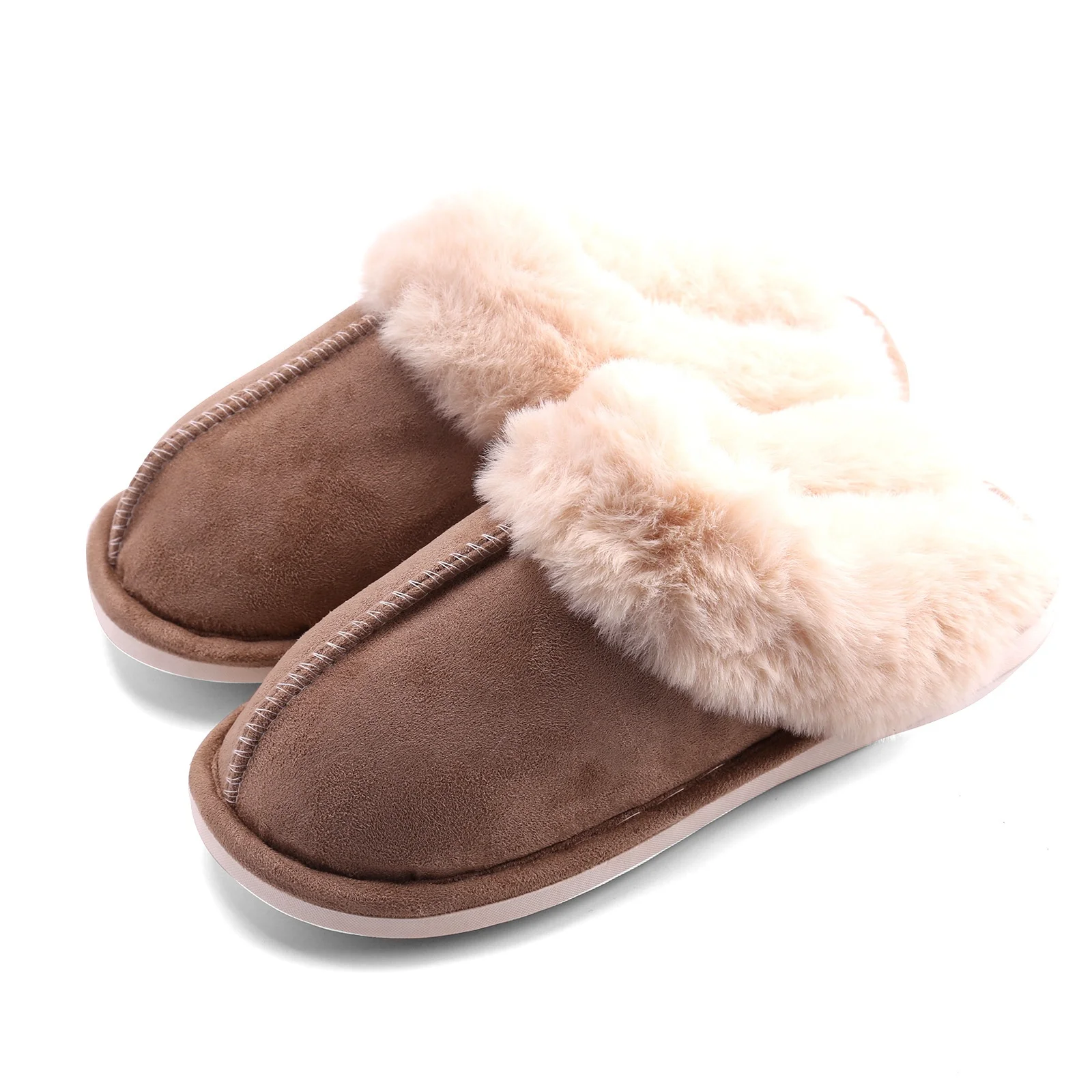 

Home slippers men and women indoor and outdoor warm slippers cotton slippers spot, Picture