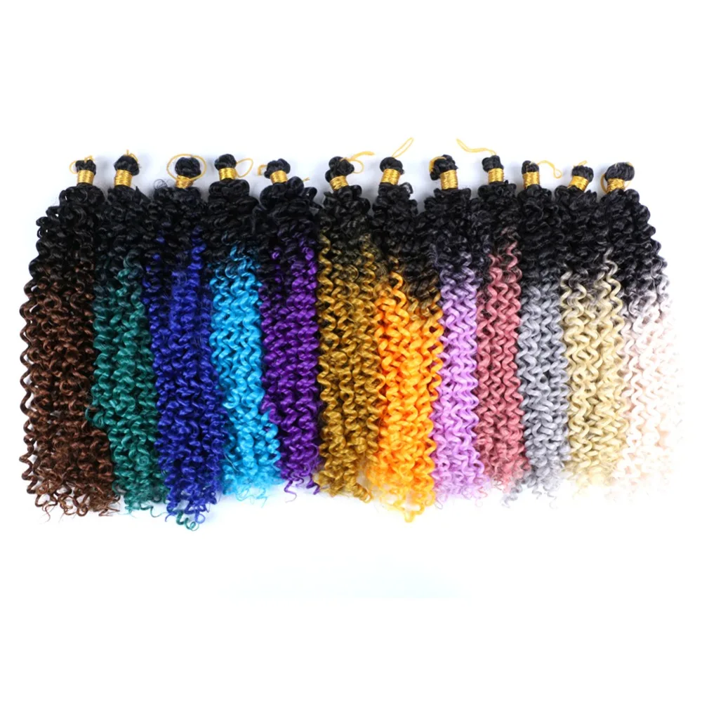 

Water Wave Curly Bohemian Crochet Hook 100% Crochet Braiding Hair