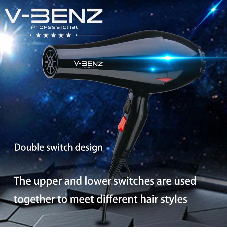Salon/home Black 3000 W Electric Hair Dryer Powerful One-step Hair Dryer  With Nozzle - Buy One-step Hair Dryer,Hair Dryers Salon,Powerful Hair Dryer  Product on 