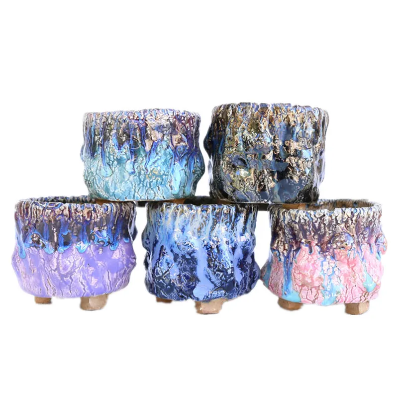 

Creative Garden Pottery Table Decor Planter Succulent Plants Porcelain Mini Flower Pot ceramic pots for indoor plants