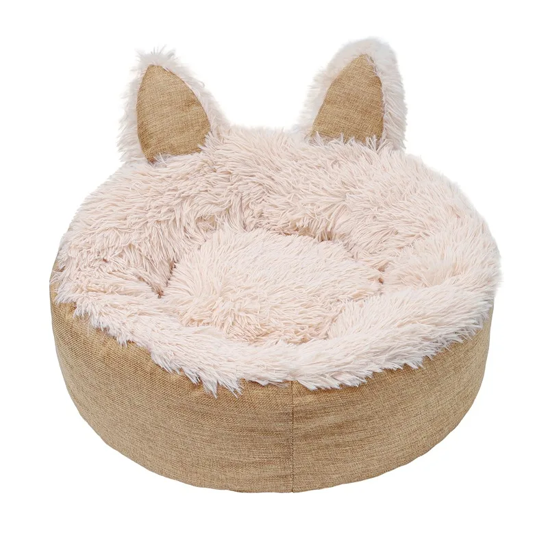 

2022 Amazon hot Wholesale furret plush drawstring cotton nest warm pet mats sceptile plush pet supplies