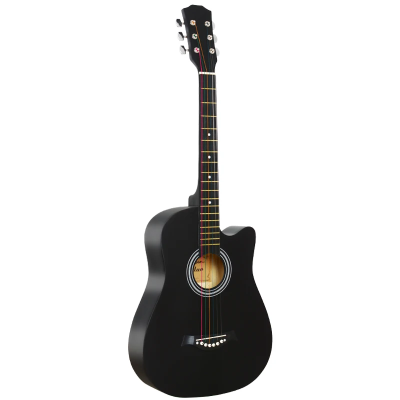 

Hipatti JieYang instrumentos musicales chitarra 38 inch Basswood beginner original guitarra acoustic for sale, Natural/bk/vts/bls/3ts/rds/white/pink/bls
