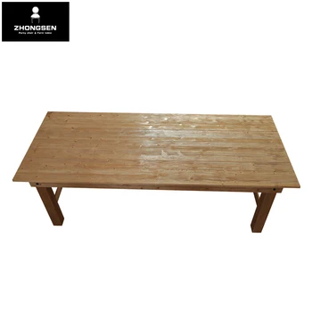New Design Banquet Hotel Home Solid Pine Wood Folding Farm Table Buy Table Panel Wood Dining Table Table And Chairs For Restaurant Product On Alibaba Com