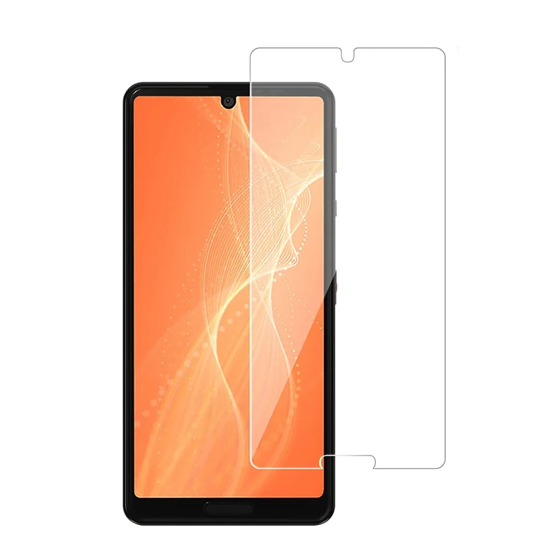 

2.5D High Quality SHV42 SHV43 SHV41 Tempered Glass Screen Protective For Sharp R1 Aquos R2 Compact glass Screen Protector film, Black edge