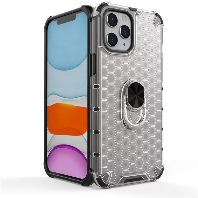 

Anti-shock Anti-scratch Trendy Honeycomb Ring Shockproof Tpu Phone Case With Designs For Iphone 12