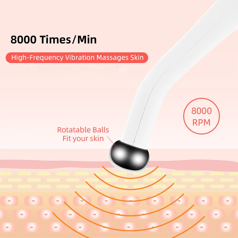 Mini Electric Instrument Relaxing Facial Massage Ionic Eye Facial Massager Portable Pen Eye Massager