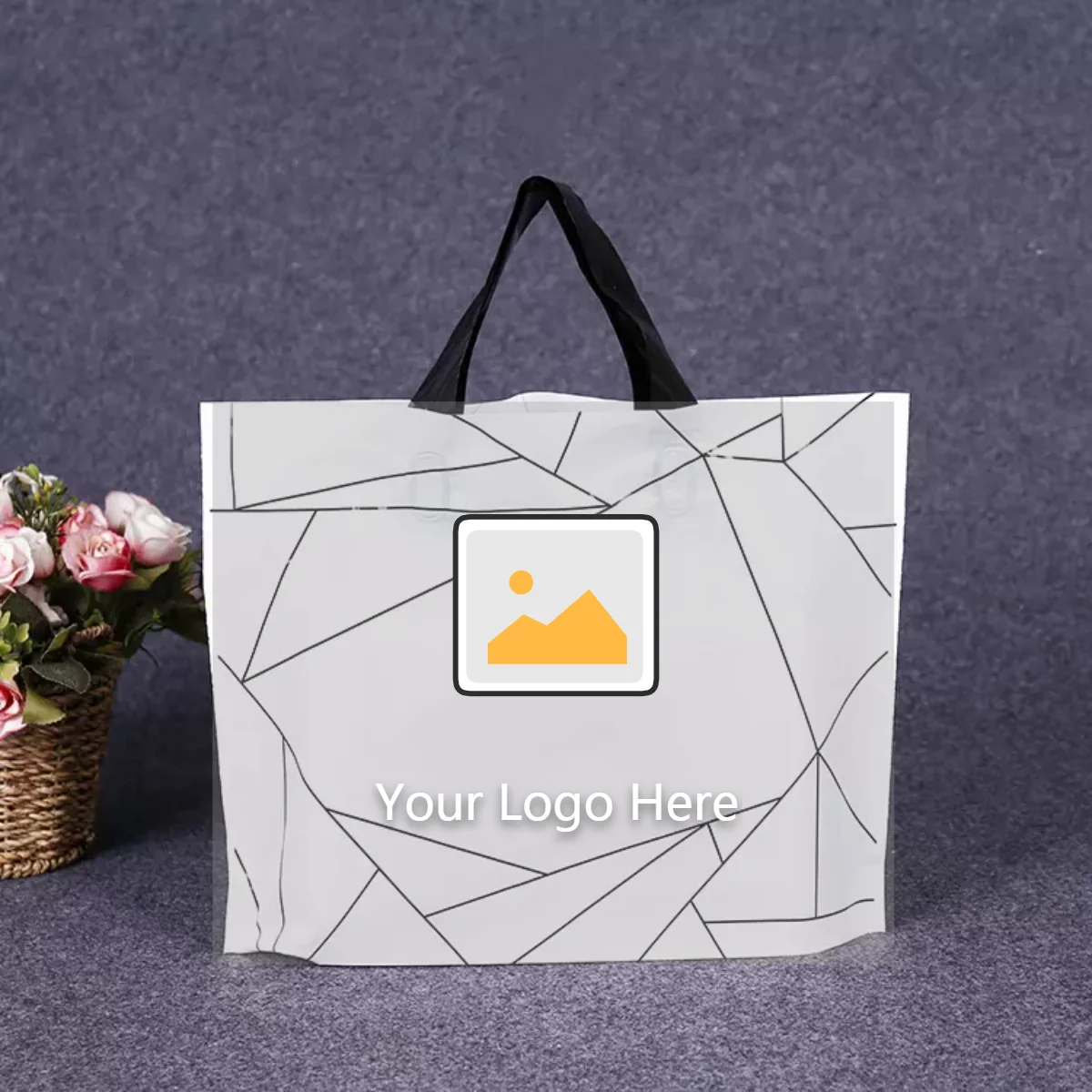 Buy Bulk Plastic Shopping Bags With Handles | Karle Packaging