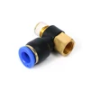 SNS SPHF Series pneumatic one touch plastic swing elbow air hose tube connector Hexagon universal female thread elbow fitting