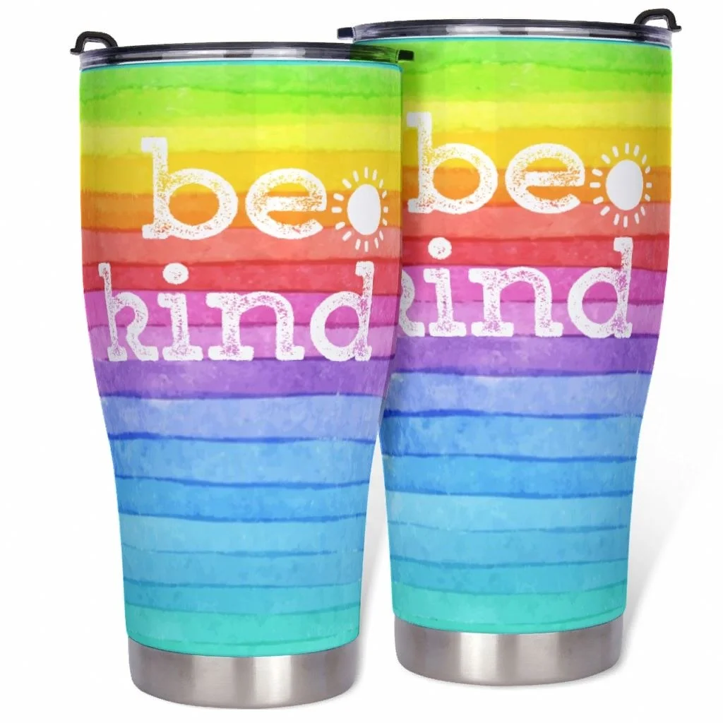 

Top Quality White Sublimation Custom Be Kind Sun Car Cup Porcelain Cups