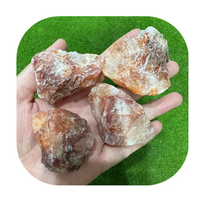 

minerals stones wholesale natural red healer fire quartz crystal rough stones for sale