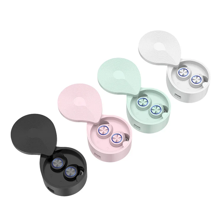 

Mini TW70 Earphone Noise Cancelling Stereo Sound BT 5.0 TWS Sport Headphone True Wireless Earbuds TW70, White, black, pink, green