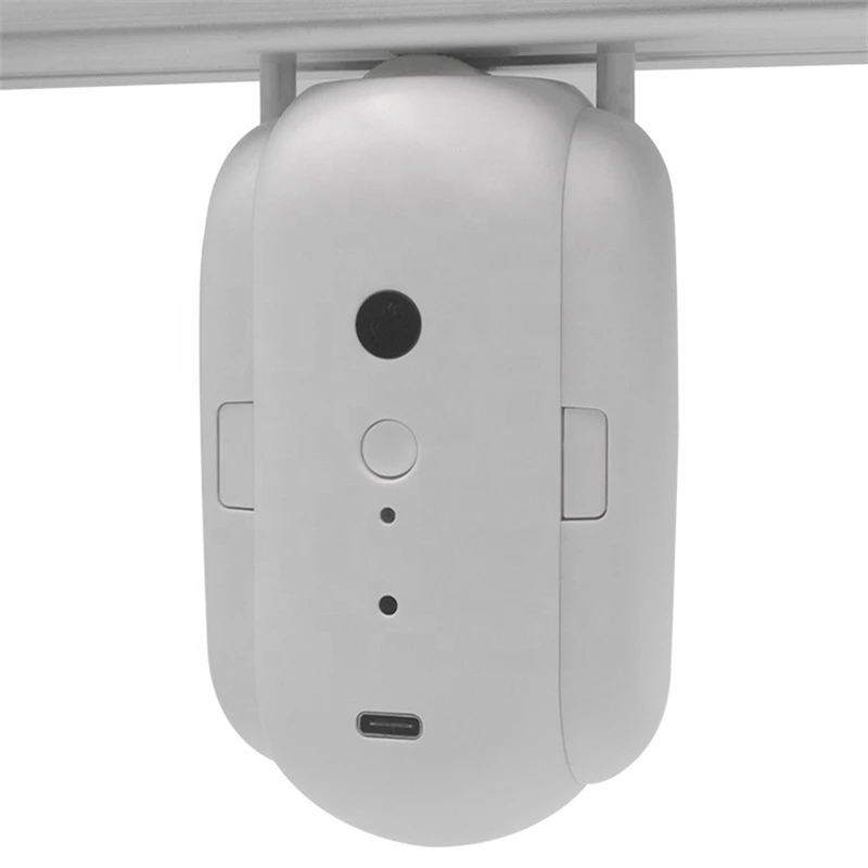 

2021 Tuya smart Temperature Light Sensor Inside Battery Rechargeable BLE Curtain Motor Robot, White