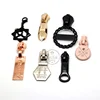 Wholesale New Design Custom Embossed 3D Logo Zipper Pullers for Metal Zipper