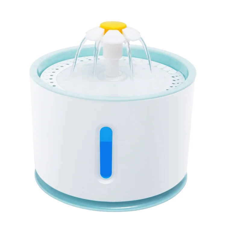 

USB Charger Electric Circulation Automatic Smart Pet Water Dispenser Cat Dog Feeder, Blue