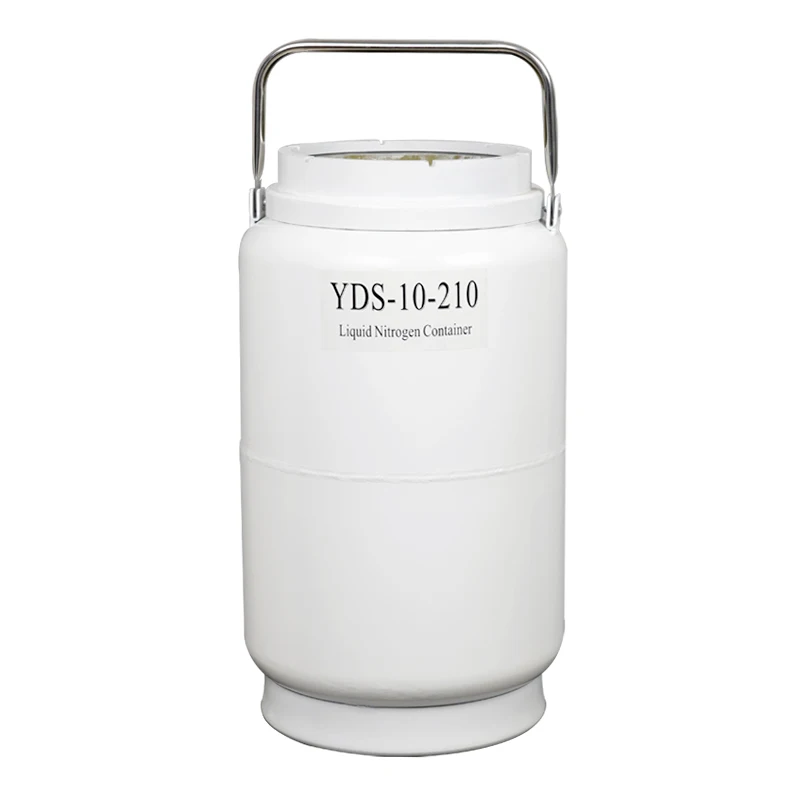 liquid nitrogen small capacity yds-10-210 semen tanks