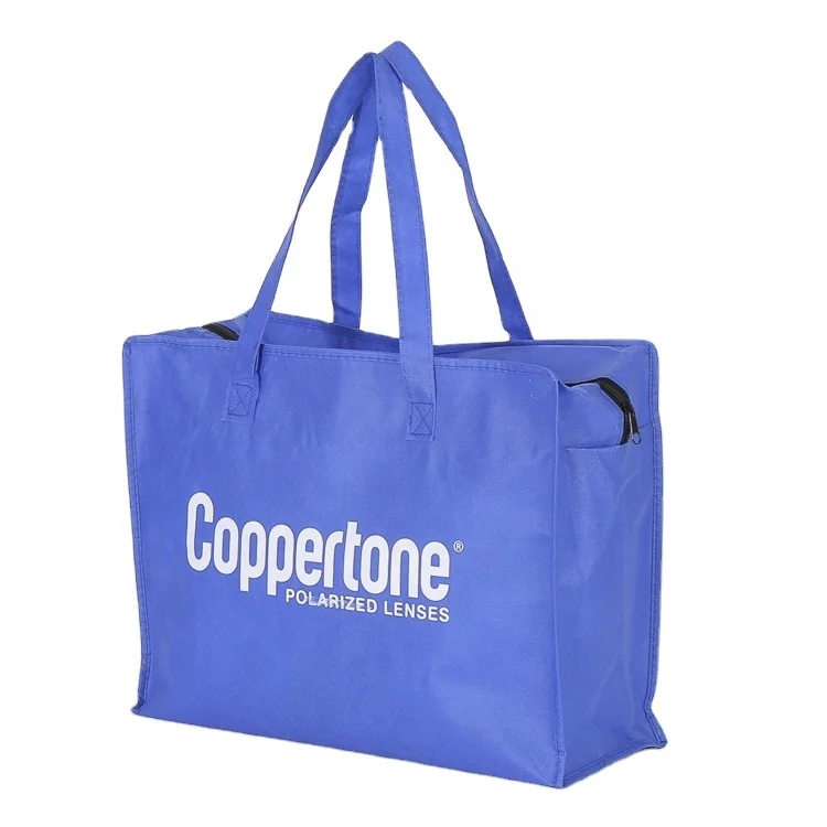 

China manufacture large Wholesale cheap recycle extra large polypropylene pp non woven laundry bag with zipper, Pantone color