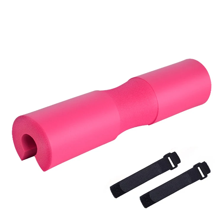 

Fitness Barbell Pad Supports Squat Bar Weight Lifting Pull Up Gripper Neck Shoulder Protective Foam Pad, Black/blue/red/pink