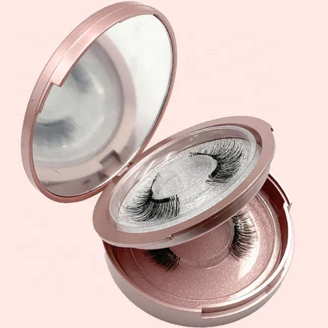 

Newest Magnetic eyelashes kit with 2 pairs magnetic eyelashes and magnetic eyeliner in a gift box, Natural black magnetic eyelashes