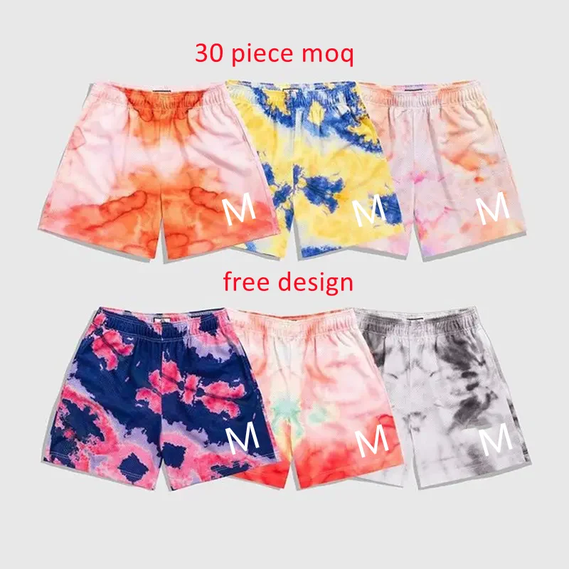 

Print Customized Plus Size Pocket Breathable Mesh Custom Shorts Sport Sublimation Logo Shorts Men