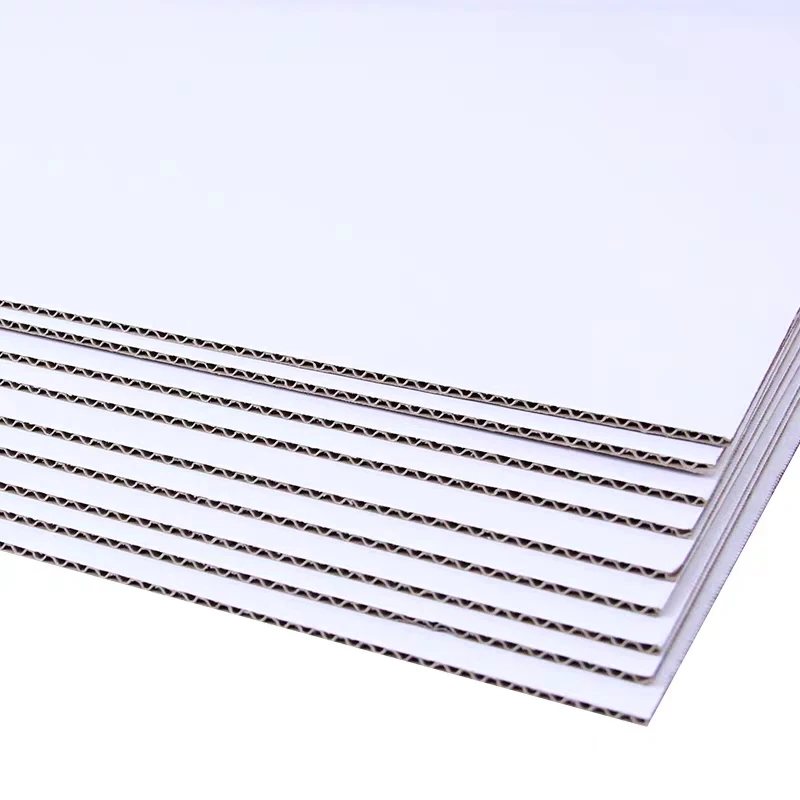 High Strength White Corrugated Cardboard E Flute Corrugated