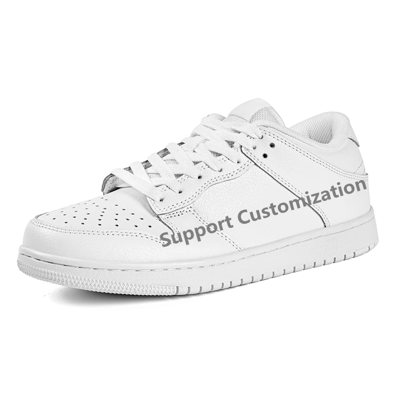 

Custom Logo Sneakers High Quality Skateboard Shoes Genuine Leather Dunks Customized Men Basketball Shoes, Support customization