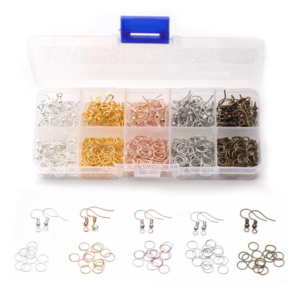 

Ear Hook Single Circle Earrings Earrings DIY Material Handmade Accessories Material Package Set Material Para Bisuteria