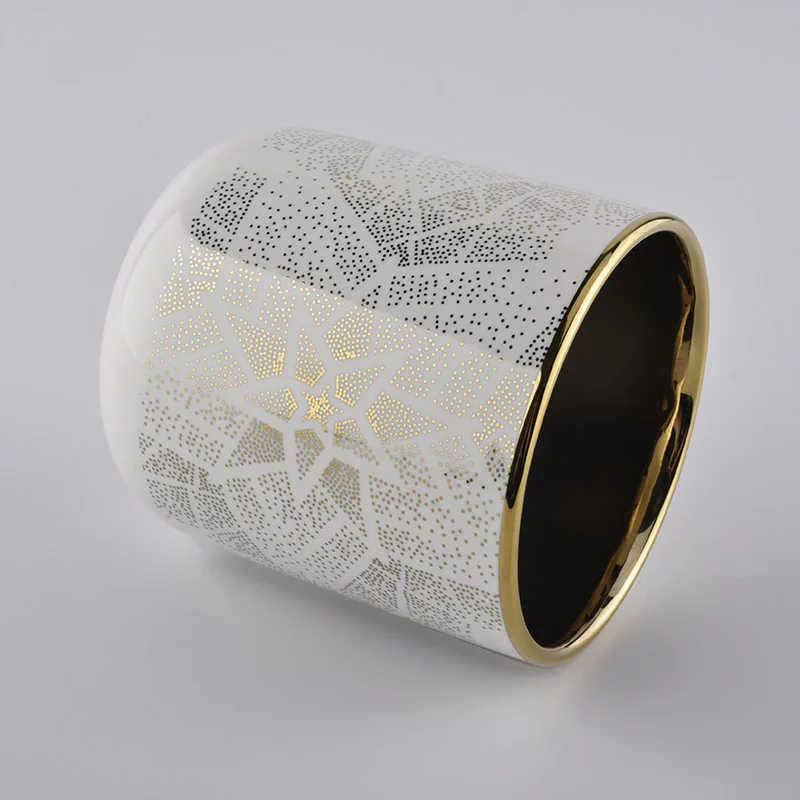 10oz ceramic candle holders with round bottom