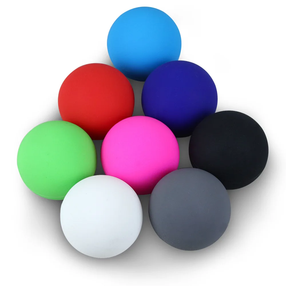 

DIA 63mm Yoga Therapy Silicon Massage Ball, Silicone Single Lacrosse Massage Ball With Logo, Black, red, blue, pink, orange, green and many colors can be done