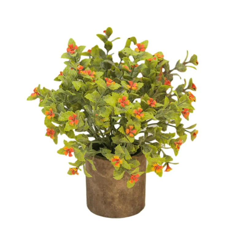 

Wholesale Simulation Home Office Desk Small Plants Bonsai Artificial Plastic Flower