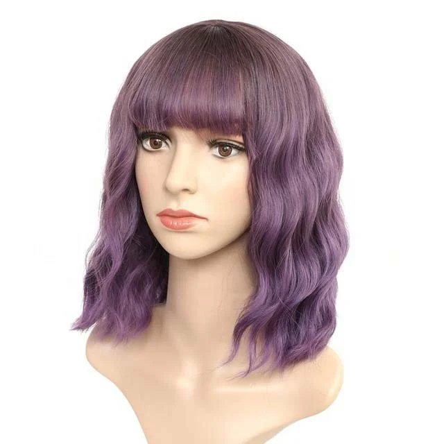 

Women's Wig With Bangs Short Curly Hair Fluffy Fashion Wig, Pics