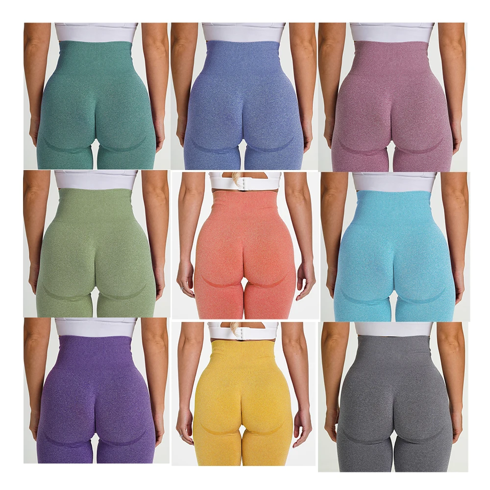 

Women Multicolor Workout Yoga Shorts Running Compression Exercise Shorts High Waisted Tummy Control Stretch Biker Shorts, 14 colors available