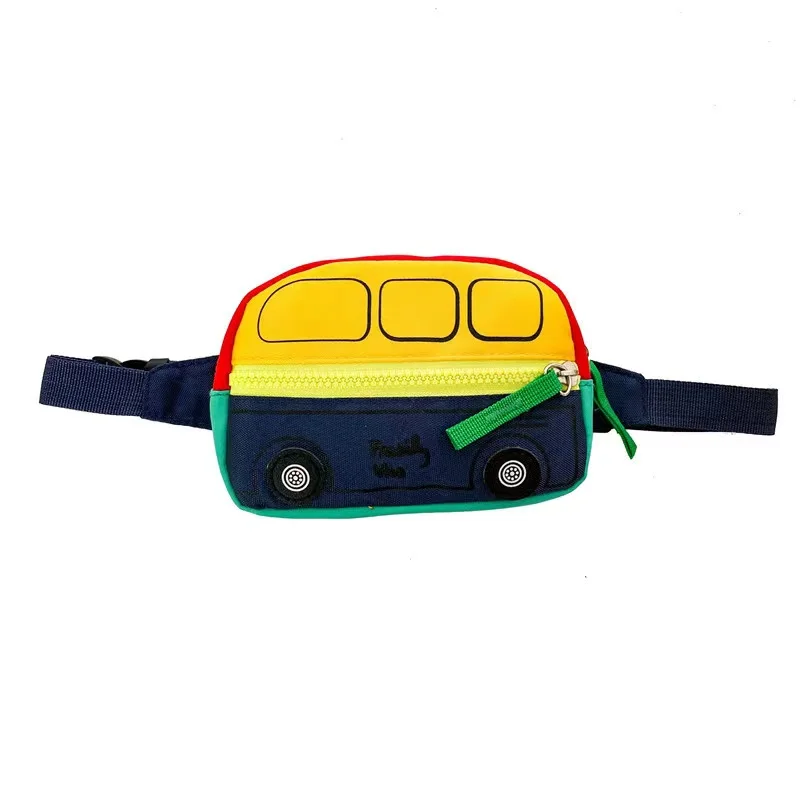 

Wholesale cartoon car shape belt waist bags kids fanny pack purse children chest pack bum bags for boy