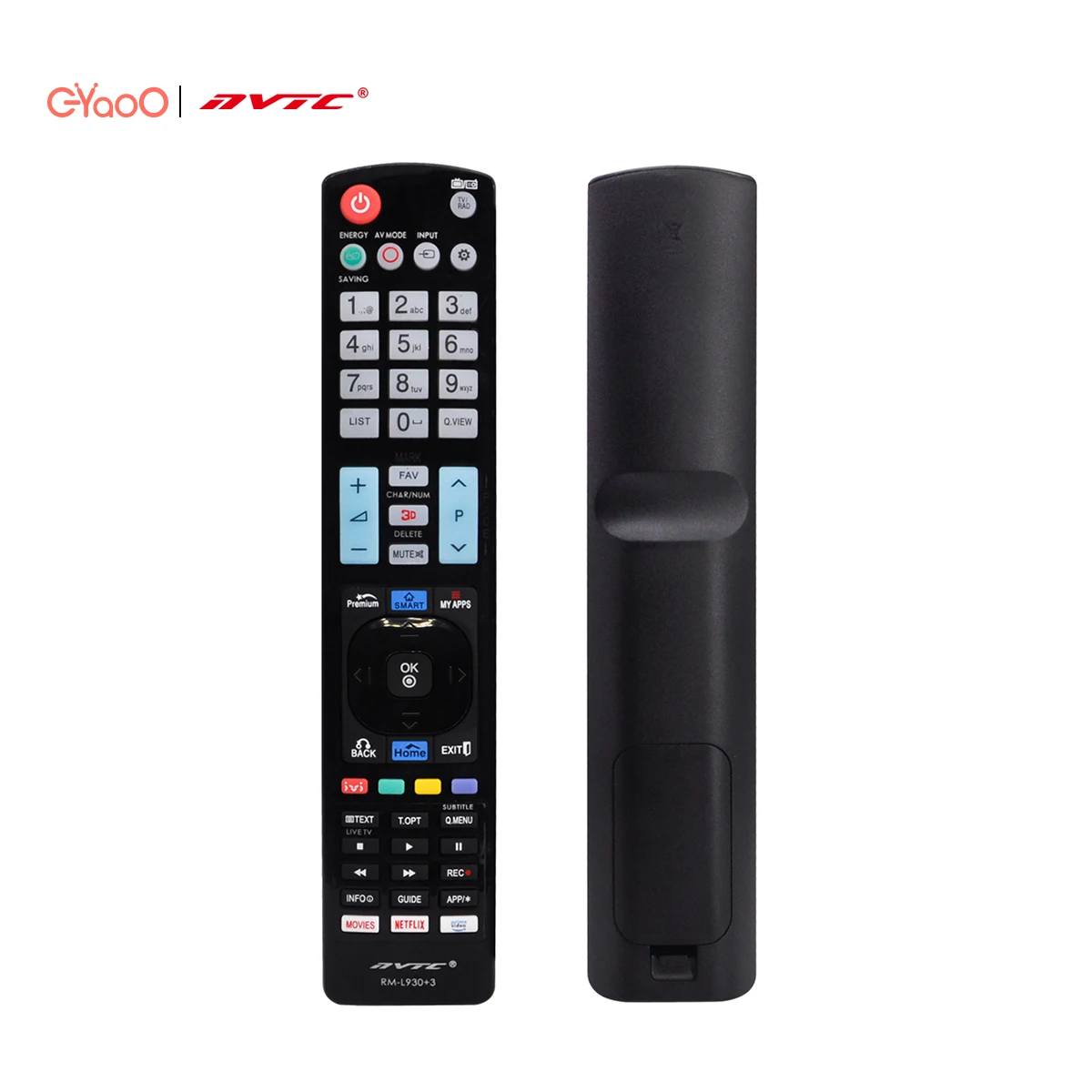 

Brand New RM-L930 + 3 NVTC Universal Remote Control For LG Smart LED/LCD TV Living Room TV Remote Control