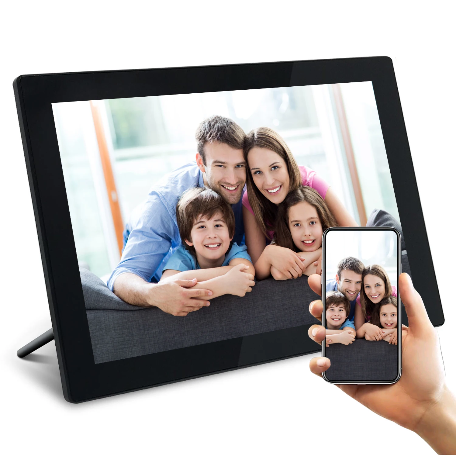 

10.1Inch 16GB WiFi Digital Photo Frame with IPS Display Touch Screen - Share Moments Instantly via Frameo App from Anywhere