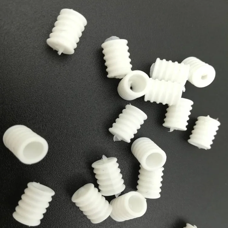 Rubber Rope Stopper White Black Cord Lock Adjuster Buckle Toggle