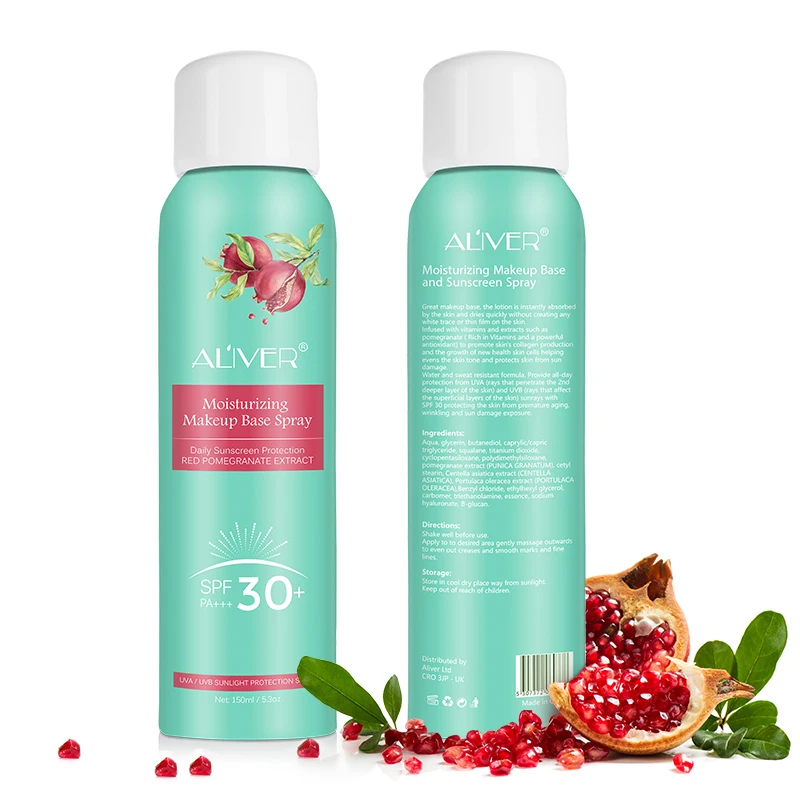 

ALIVER Moisturizing sunscreen Makeup Base Red Pomegrana Spray SPF 30+