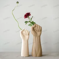 

Wholesale Modern Nordic Creative Artistic Table Fist Hand Design Art Deco Ceramic Home Decorative Flower Vase