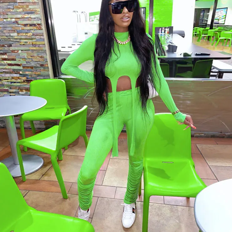 

S3010A Wholesale fashion lady two piece set clothing