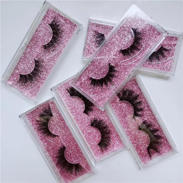 

private label eyelash mink vendor,5d mink fur false lashes ,25mm 3D mink eyelashes with packing box