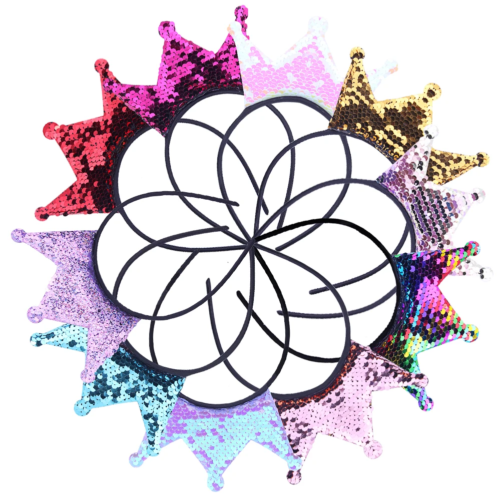 
Wholesale Sequin Princess Hair band Little Girl Hairband With Sequin Hot selling New Design In Yiwu 