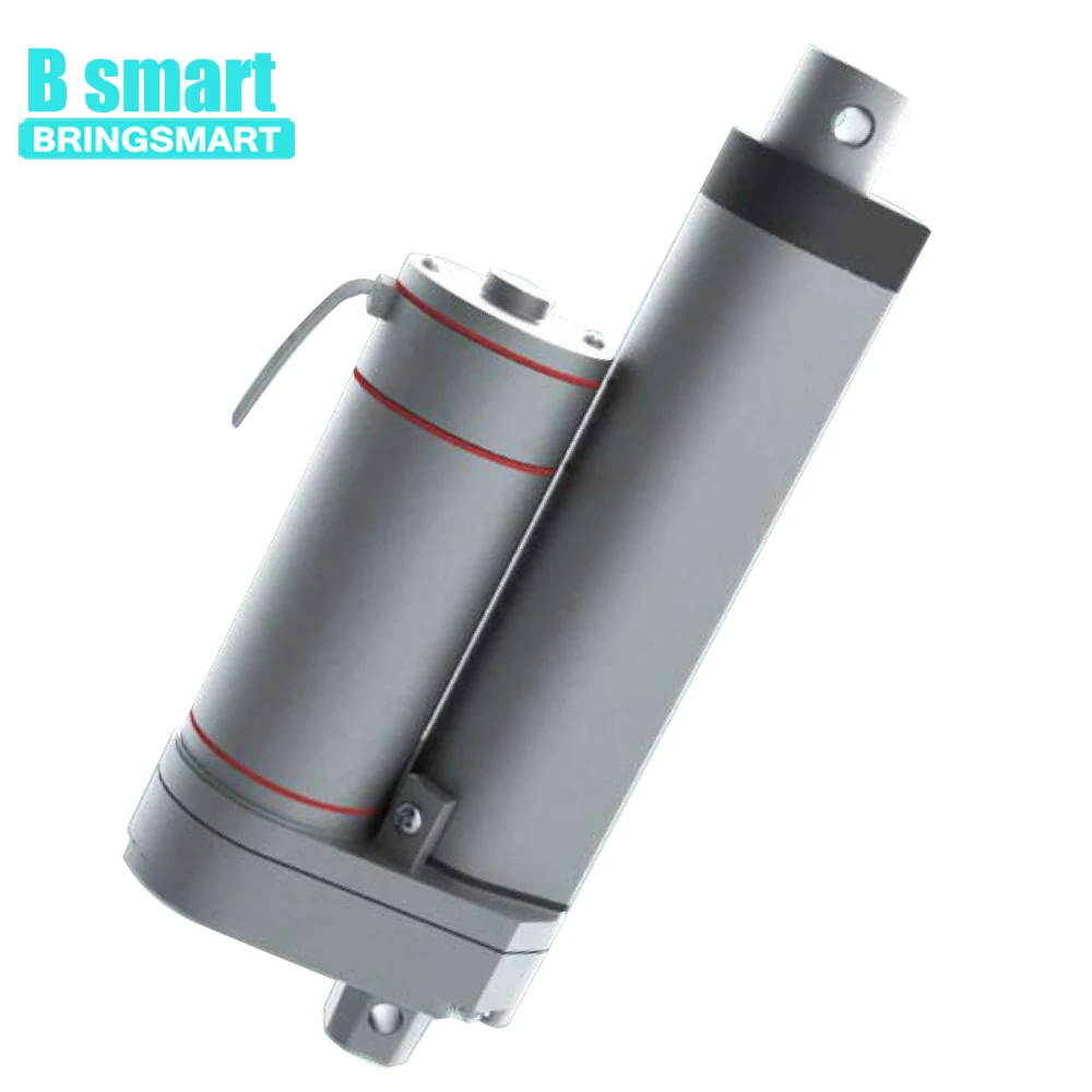 Bringsmart Tgay 4inch 900n 90kg Load Multifunction Linear Actuator Motor 100mm 24 Volt Encoder