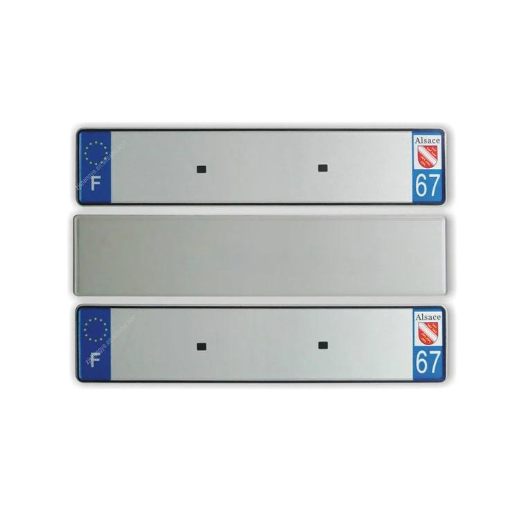 
Wholesale European reflective blank aluminum license plates russian plate 