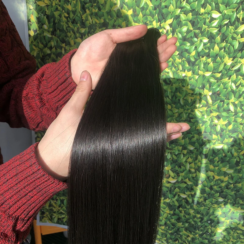 

Unprocessed Human Hair Weaving Peruvian Straight Human Hair Extensions