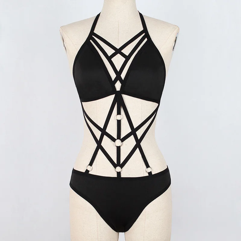 

B34691A Hot wholesale bodysuit backless sexy onesie bodycon lingerie for women
