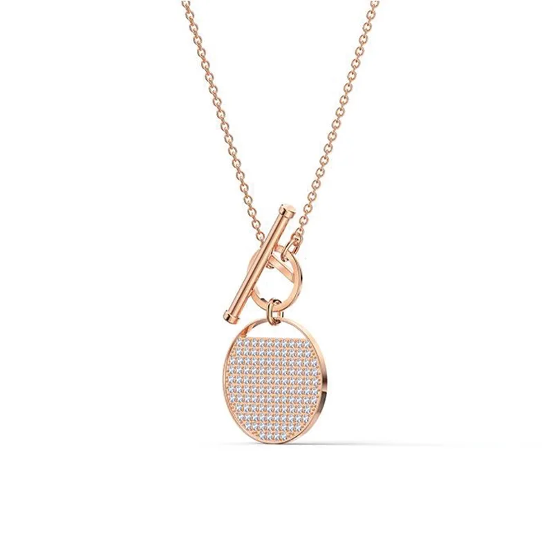 

Bohemian Gold Coin Pendant Necklace for Women Clear Crystal Stone Fashion Geometry Chain Bracelet Jewelry Accessories