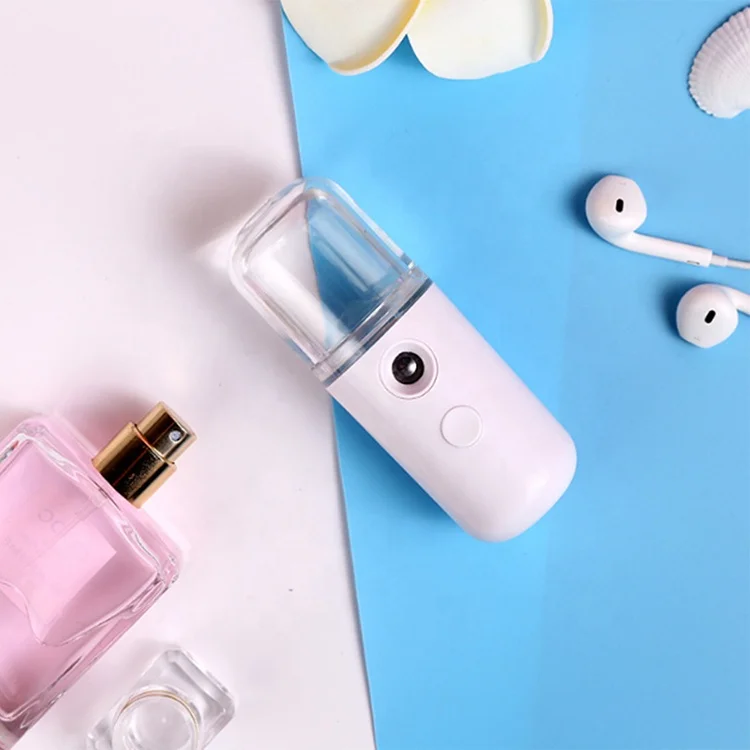 
Portable Rechargeable Handheld Face Nano Mist Spray Mini mist sprayer facial steamer Handy ultrasonic humidifier Water replenis 