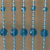 High Quality Bead Chain Wedding Decoration Chandelier Beads Strand Crystal Colored Bead Chain